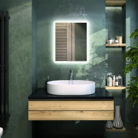 Зеркало для ванной Vigo Vento Comfort 50x60 см с подсветкой датчиком и обогревом