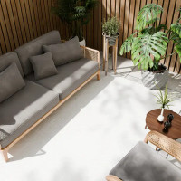 Циновка Дели 160x230 см полипропилен 84216_53311 цвет бирюзовый