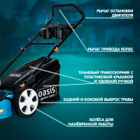 Газонокосилка бензиновая самоходная Oasis Garden Tools GB-27 5 л.с. 46 см