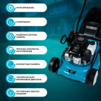 Газонокосилка бензиновая самоходная Oasis Garden Tools GB-27 5 л.с. 46 см
