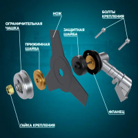 Мотокоса электрическая Oasis Garden Tools TE-170 1700 Вт