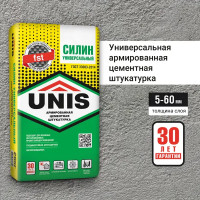 Штукатурка цементная Unis Силин 25 кг