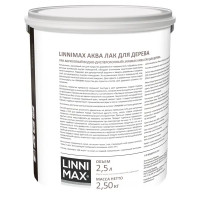 Лак для дерева Linnimax шелково-матовый прозрачный 2.5 л