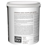 Лазурь для дерева Linnimax полуматовая прозрачная 2.5 л
