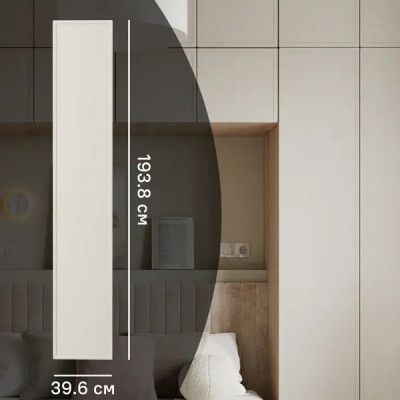 Дверь для шкафа Лион Амьен 39.6x193.8x1.9 см МДФ цвет латте