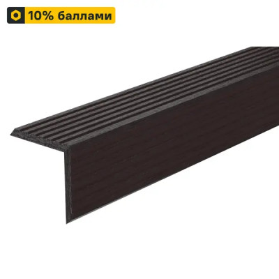 Уголок ДПК наружный 57x57x3000 мм венге