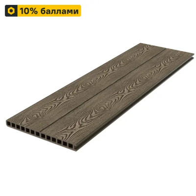 Ступень прямая цельная ДПК Classic 3000x317x28 мм венге