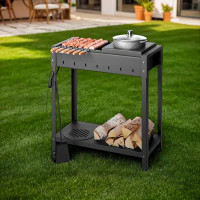 Мангал Gratar Кавказ 74M KV74M 4 мм 86.8x83.3x39 см