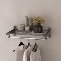 Гардеробная система Larvij 1 42.5x61x9.5 см цвет алюминий