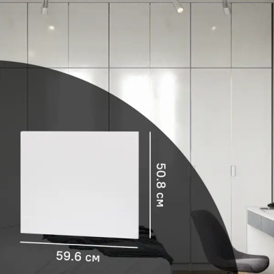 Дверь для шкафа Лион 59.6x50.8x1.6 см ЛДСП цвет белый лак