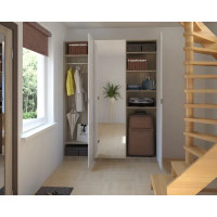 Дверь для шкафа Лион 59.4x225.8x1.6 см ЛДСП цвет белый лак