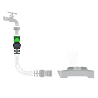 Коннектор для шланга с автостопом Amigo 79862 3/4\