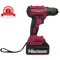 Дрель-шуруповерт аккумуляторная бесщеточная Neolaser NCDB-63, 20 В Li-ion 2x4 Ач