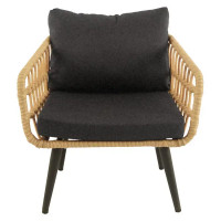 Набор садовой мебели LIANA алюминий цвет грано/темно-серый диван - 1 шт стол - 1 шт кресло - 2 шт