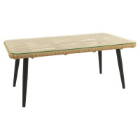 Набор садовой мебели LIANA алюминий цвет грано/темно-серый диван - 1 шт стол - 1 шт кресло - 2 шт