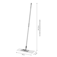 Швабра плоская с телескопической ручкой Turbomag микрофибра