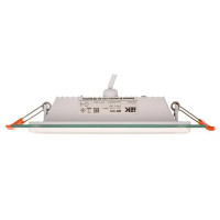 Светильник точечный светодиодный встраиваемый ДВО 1624 под отверстие 125 мм 3 м² цвет света нейтральный белый цвет белый