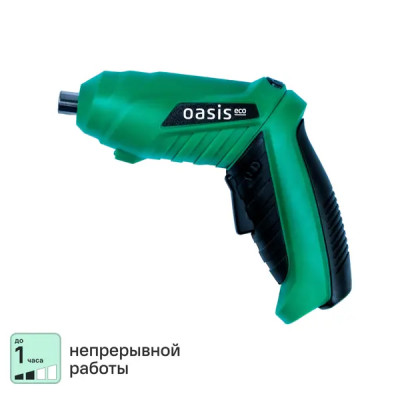 Отвертка аккумуляторная Oasis Eco AT-36, 3.6 В Li-Ion 1.3 Ач