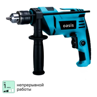 Дрель-шуруповерт сетевая ударная Oasis DU-71, 710 Вт
