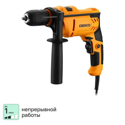 Дрель-шуруповерт сетевая ударная Deko DKID900, 850 Вт