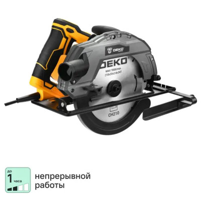 Пила циркулярная сетевая Deko DKCS2300W, 2400 Вт, 210 мм