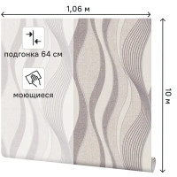 Обои флизелиновые Family Maris бежево-коричневые 1.06 м FM31084-28