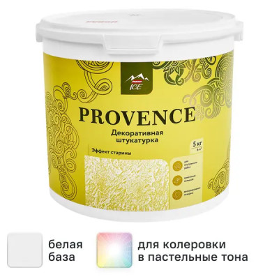Штукатурка декоративная Parade Provence эффект старины цвет белый 5 кг