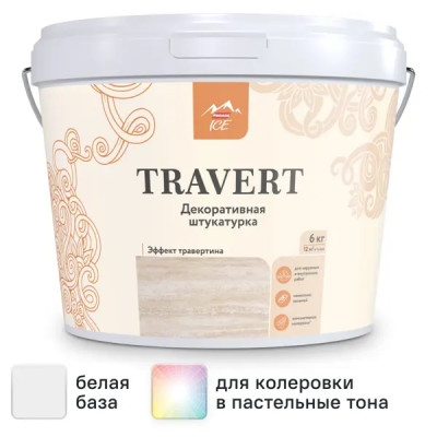Штукатурка декоративная Parade Travert 6 кг