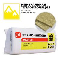 Утеплитель Технониколь Универсал 100 мм 6 плит 600x1200 мм 6 плит 4.32 м²