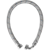 Гибкая подводка для воды угловая Aquabeam 1/2 60 см внутренняя резьба