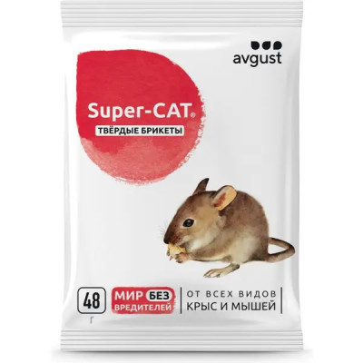 Средство для защиты от крыс и мышей «SuperCat» 4 шт