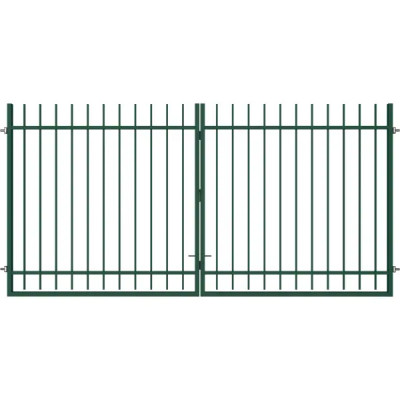Ворота Триумф 4.0x1.75 м цвет зеленый