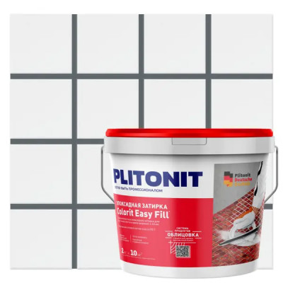 Затирка эпоксидная Plitonit Colorit EasyFill цвет титановый 2 кг