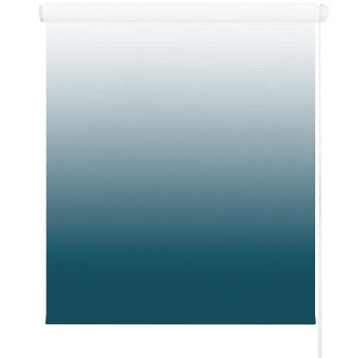 Штора рулонная Градиент 40x170 см цвет сине-белый