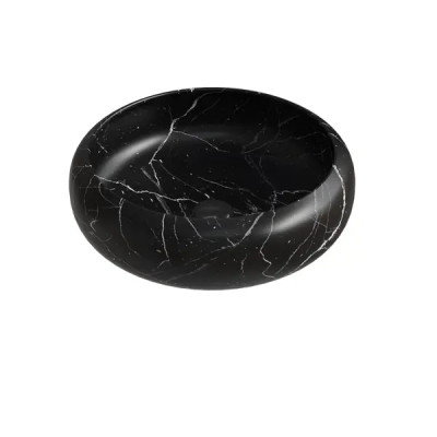 Раковина Slim Black M накладная на столешницу 41.5 см цвет черный