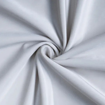 Ткань 1 м/п бархат 300 см цвет белый