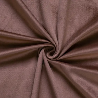 Ткань 1 м/п бархат 300 см цвет розово-коричневый