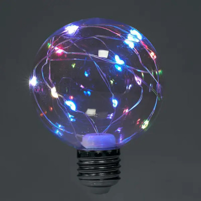 Лампа светодиодная Feron E27 LB-381 230 В 3 Вт шар 250 Лм регулируемый цвет света RGB