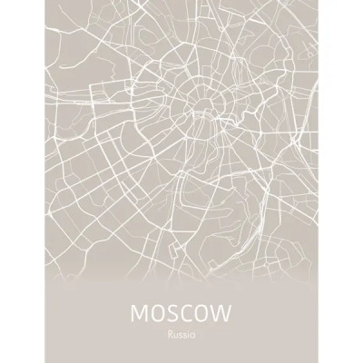 Постер Москва 30x40 см