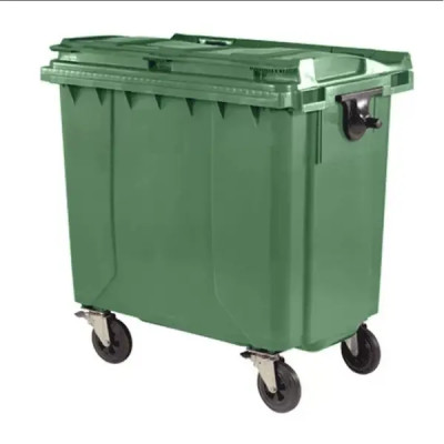 Контейнер для мусора 660 л цвет зеленый