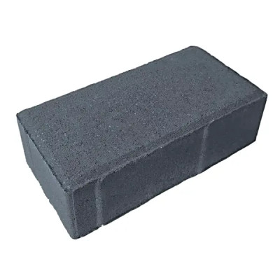 Плитка тротуарная вибропрессованная 100x200x60 мм цвет черный