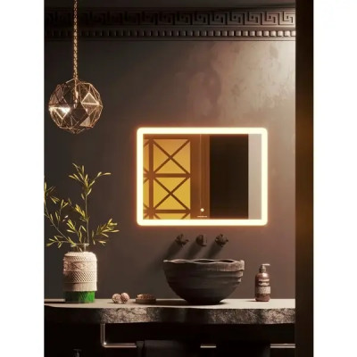 Зеркало для ванной Omega Glass Тип 4 SD934 с подсветкой 60x90 см прямоугольное