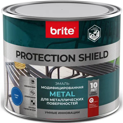 Эмаль по ржавчине Protect Shield цвет синий 2 л