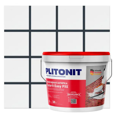 Затирка эпоксидная Plitonit Colorit EasyFill цвет антрацит 2 кг