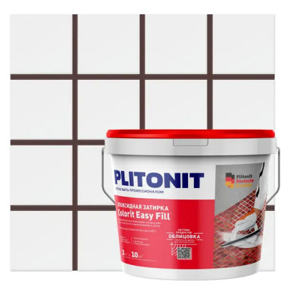 Затирка эпоксидная Plitonit Colorit EasyFill цвет какао 2 кг