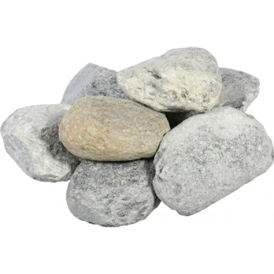 Камни для бани и сауны Талькохлорит обвалованный 70-120 мм 20 кг