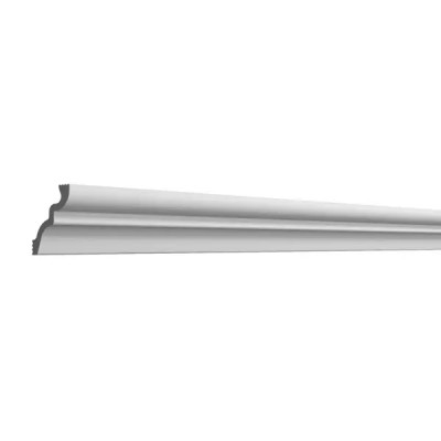 Плинтус потолочный полистирол Modern-2 белый 38x48x2000 мм