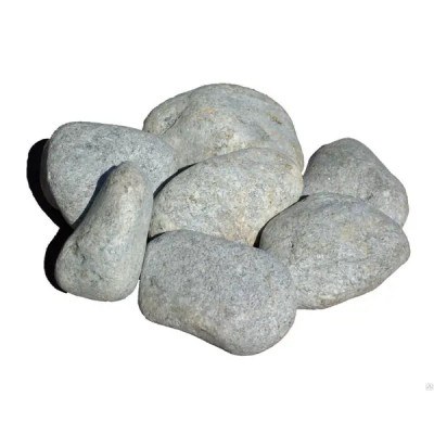 Камни для бани и сауны Порфирит обвалованный 70-120 мм 20 кг