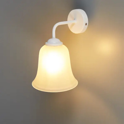 Настенный светильник Bells под лампу E27 60 Вт цвет белый
