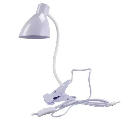 Лампа настольная светодиодная Diopro 5 Вт на прищепке регулируемый белый свет цвет белый